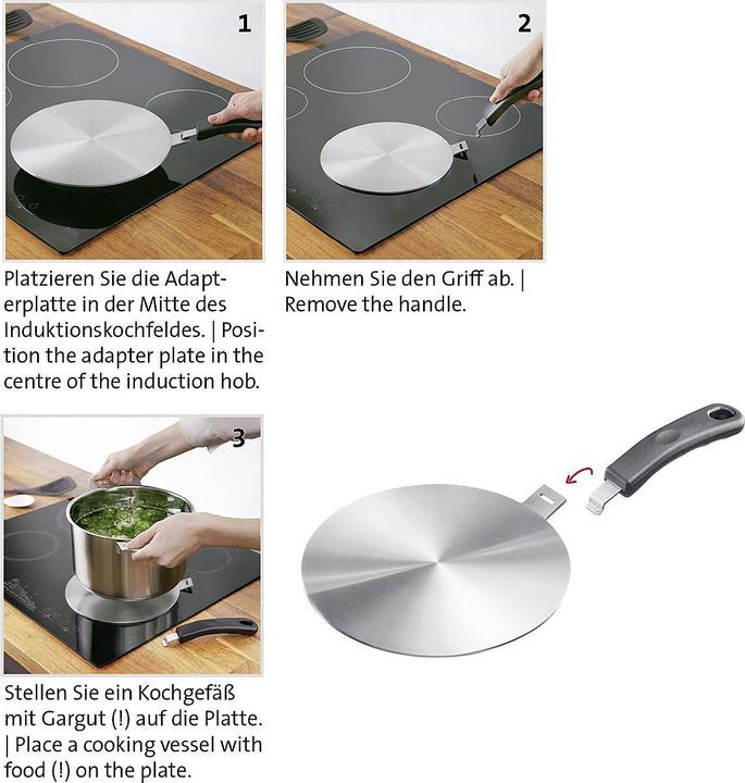Actual product image Westmark Induction adapter plate (24 cm, Plastic, Metal)