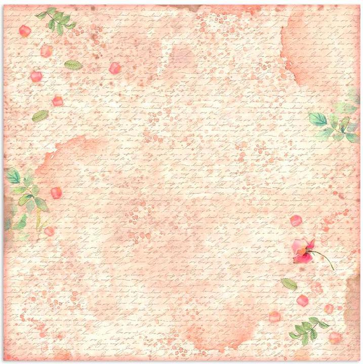 Produktbild Stamperia Stoffpaket "Rose Parfum", 4er-Set, 4 Designs à 30x30 cm (4x)