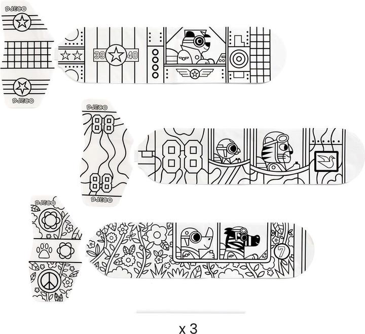 Produktbild Djeco DIY - Flieger zum Ausmalen
