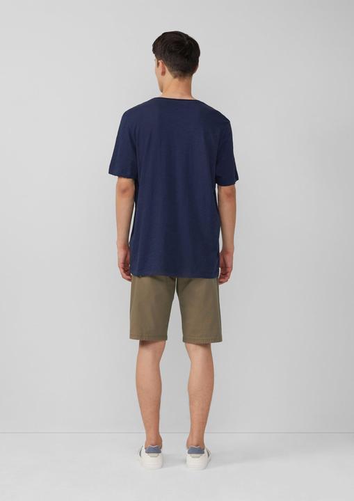 Actual product image S.Oliver T-Shirt Luftiges T-Shirt mit V-Ausschnitt und Flammgarnstruktur (XL)