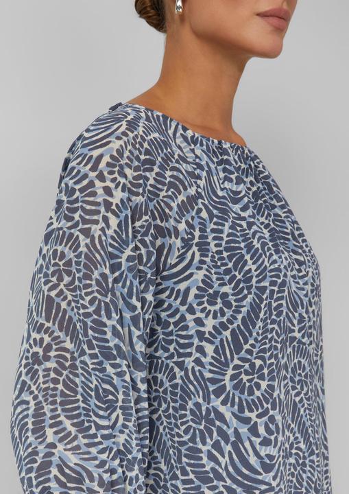 Immagine prodotto s.Oliver Bluse Chiffon-Bluse mit 3/4-Ärmeln und All-over-Print (46)