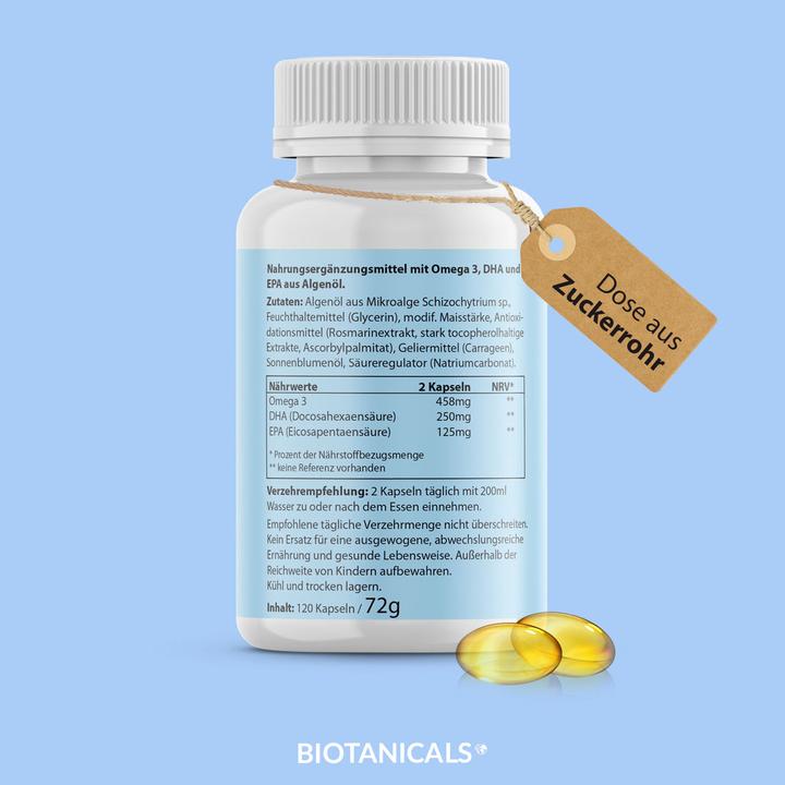 Image du produit Biotanicals Oméga 3 (120 pièce(s), Capsules, 100 g)