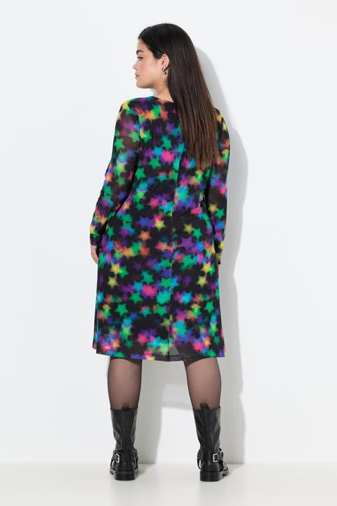 Immagine prodotto Angel of Style Abito in mesh dal taglio comodo con stelline (54)