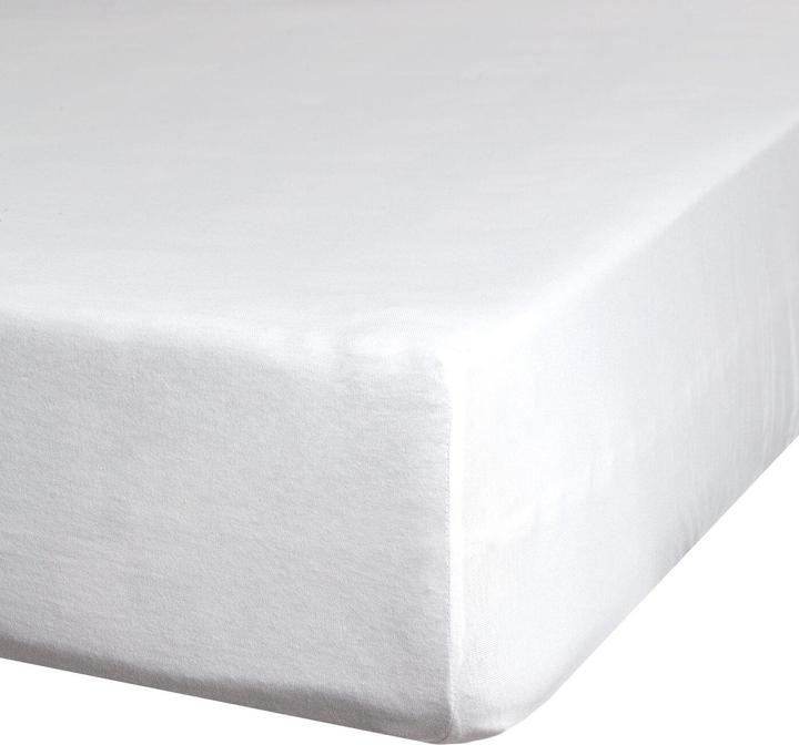 Eurofirany Jersey -Blatt mit einem 160x200 cm elastischen Band aus Baumwollcreme 190 g/m2 Eurofirana Premium (160 x 200 cm)