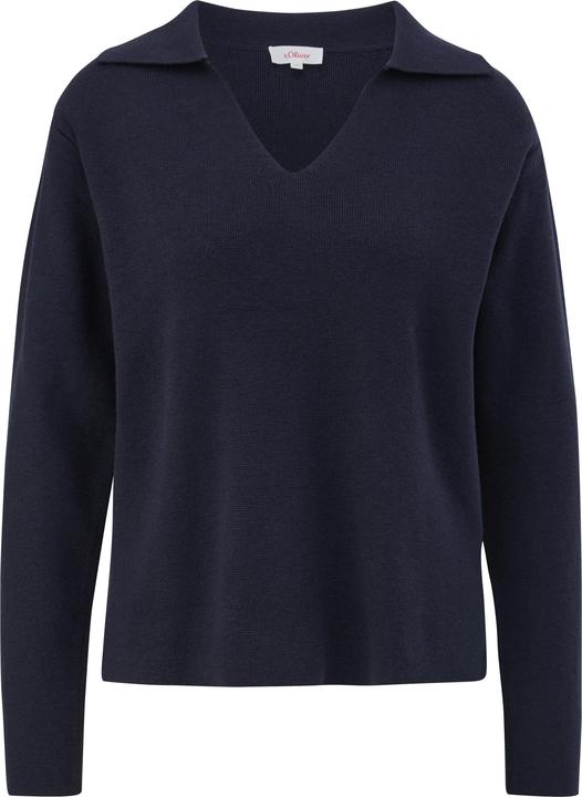 Produktbild s.Oliver Strickpullover Pullover aus Viskosemix (38)