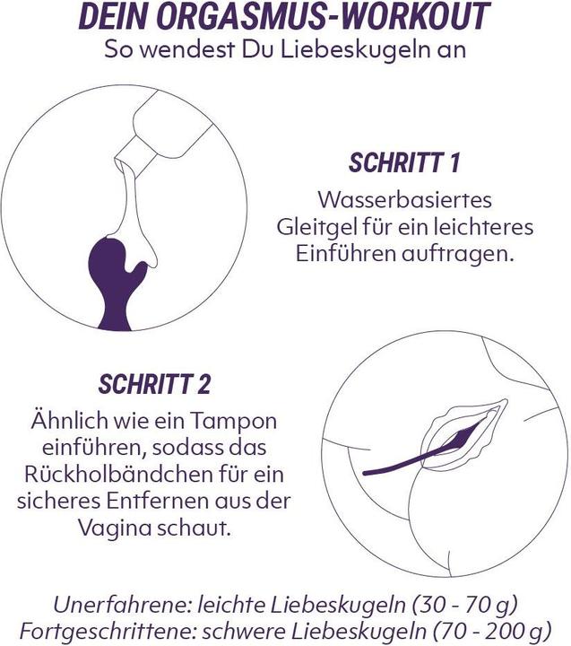 Produktbild Amorelie Liaison Heavy Schwere Liebeskugeln Berry