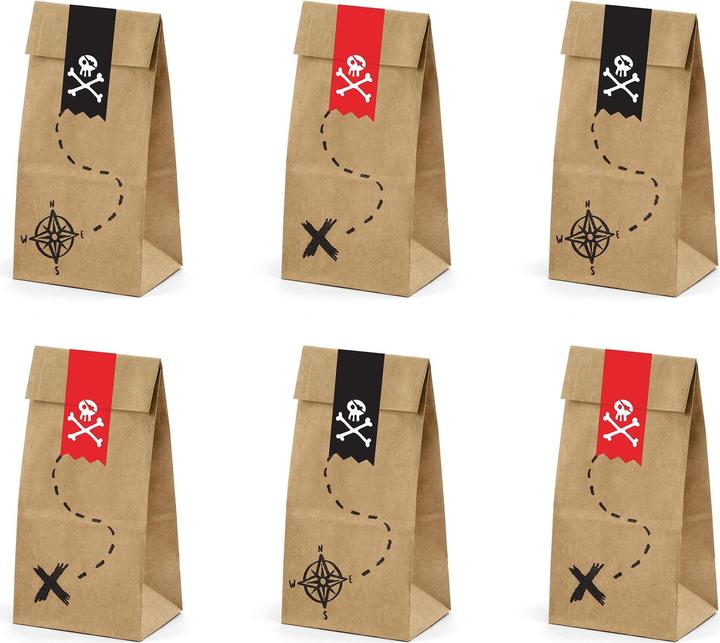 Produktbild Partydeco Sachets Pirates (6x)