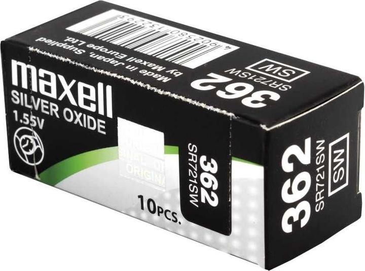 Actual product image Maxell SR721SW (10 pcs., SR58, 25 mAh)