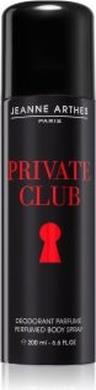 Jeanne Arthes Private Club Deodorant Spray For Men - Lemon Vetiver - 200 Ml (Spray, 200 ml)