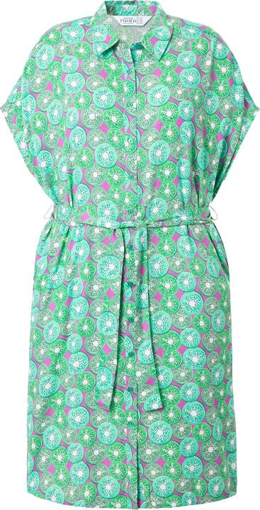Produktbild Studio Untold Hemdblusen-Midikleid, Fruits-Print, Bindegürtel (42, 44)
