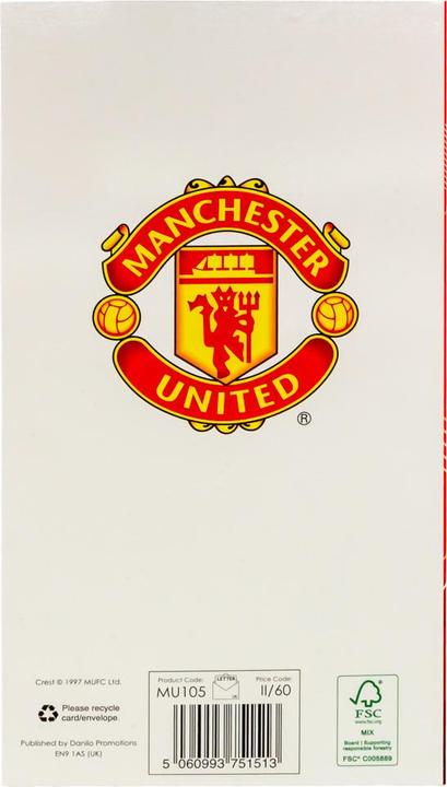 Produktbild Manchester United FC Geburtstagskarte Dad Karton (1 Stk.)