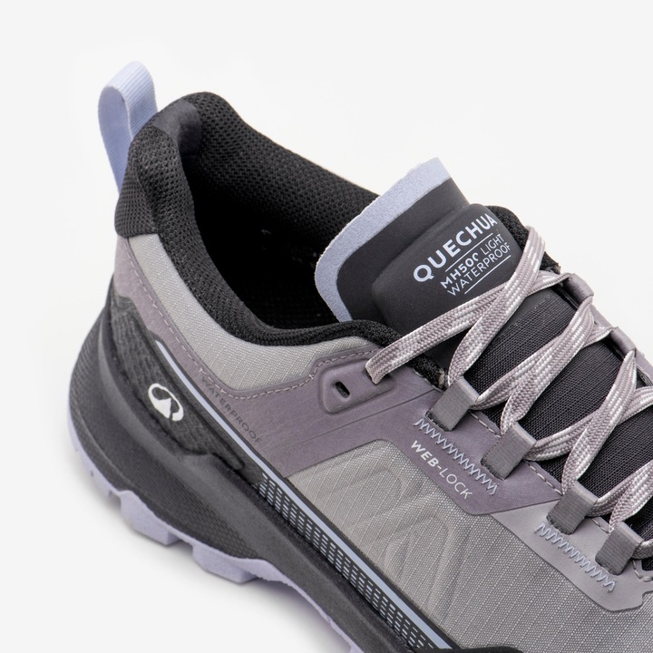 Produktbild Quechua Wanderschuhe Damen wasserdicht - MH500 Light grau (36)