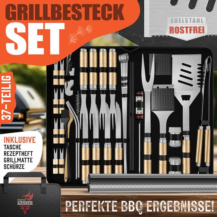 Produktbild Kesser 37-teiliges Grillbesteck Set