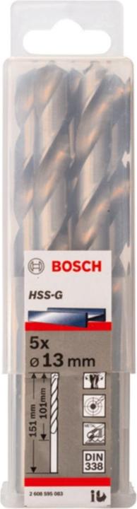 Image du produit Bosch Professional Zubehör Foret hélicoïdal PRO Metal HSS-G, 13 x 101 x 151 mm (13 mm)