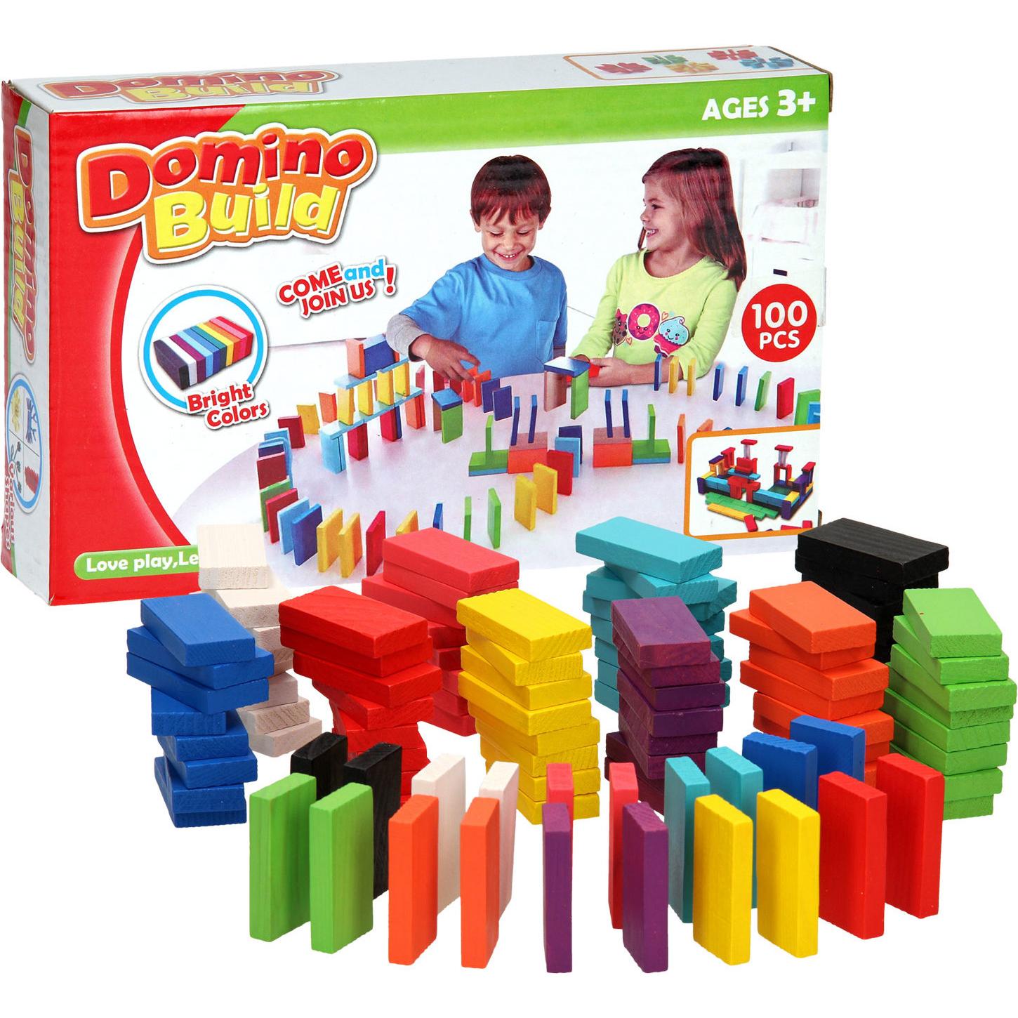 Holzdomino, 100 Stück