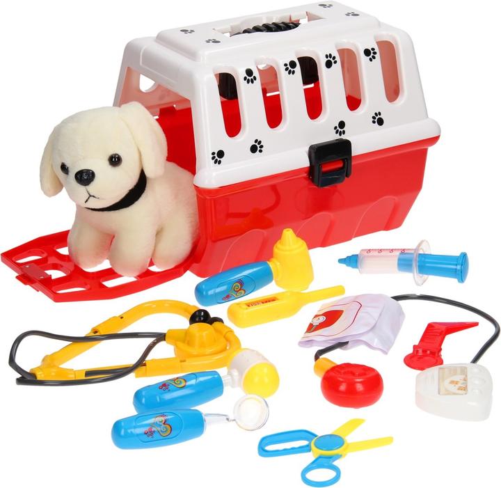 Produktbild Hund im Reisekorb Tierarzt-Spielset