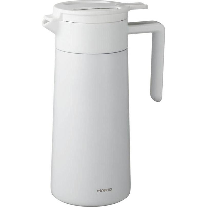 Hario Serwer termiczny z ceram. powłoką biały 800ml, Thermoskanne, Weiss