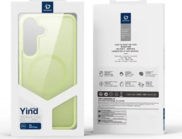Actual product image Samsung Galaxy S25 Plus - Ducis Yind Series mit Magsafe in Limettengrün (Samsung Galaxy S25+)