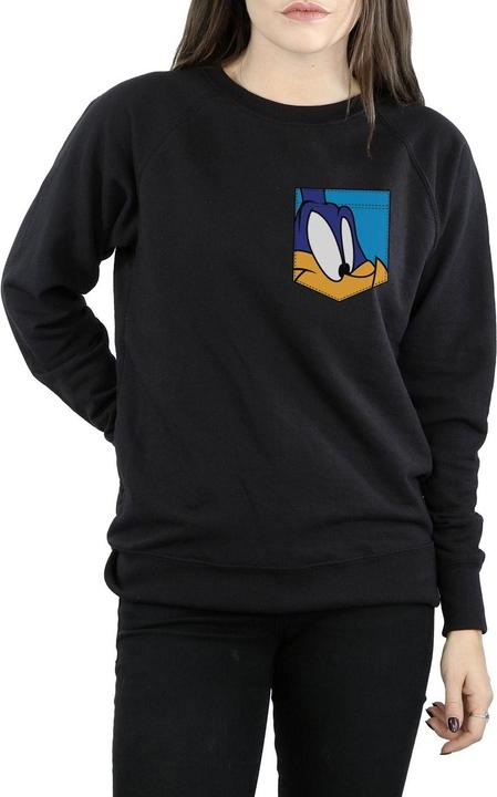 Produktbild Looney Tunes Road Runner Face Faux Pocket Sweatshirt (XL)