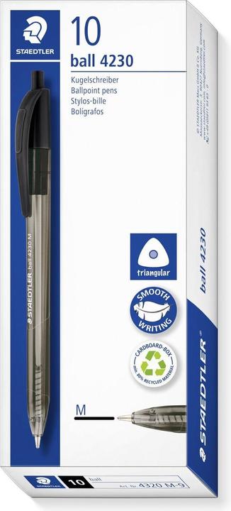 Actual product image Staedtler Biros ball 4230 M black (Black, 1x)
