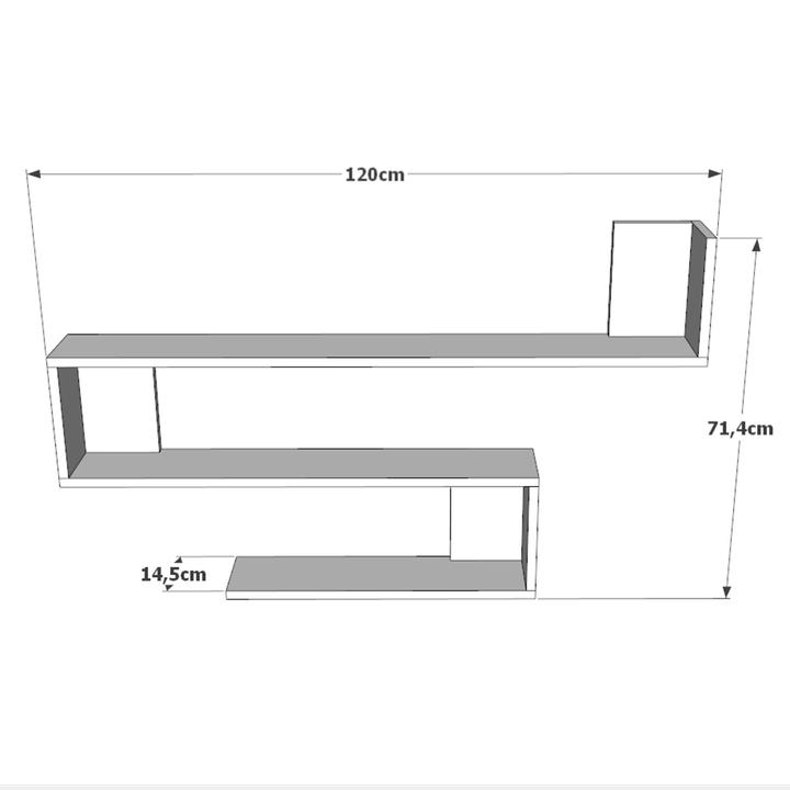 Immagine prodotto Skye Decor Jay (120 x 14.50 x 71.40 cm)