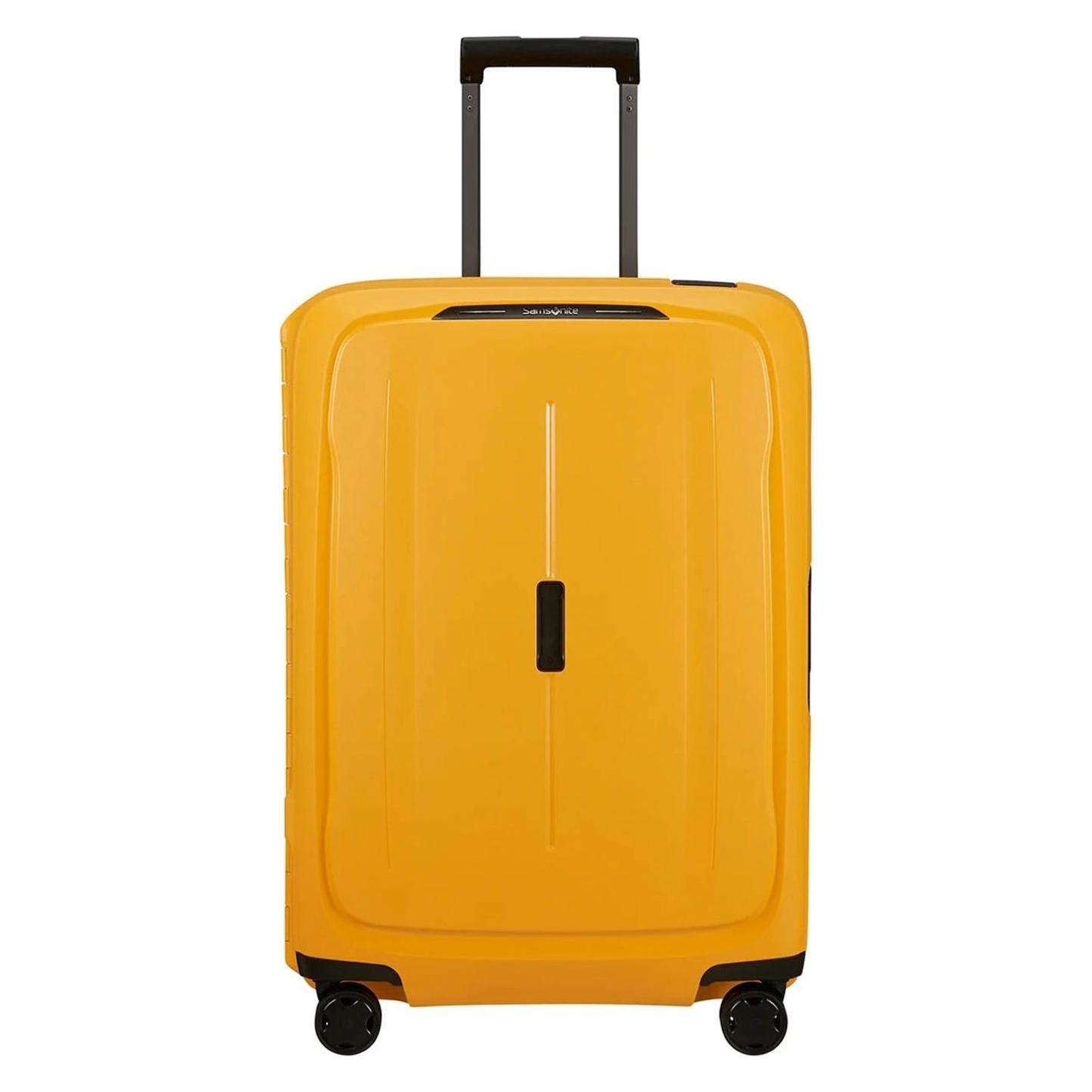 Samsonite, Koffer, Reiskoffer - Essens Spinner 69 Cm - Stralend Geel - 3.7 Kg, Geel, (88 l)
