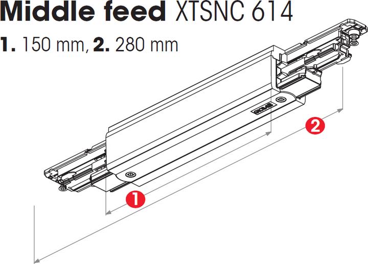 Immagine prodotto Molto Luce Collegamento centrale LIVAL DALI 3-F Bianco - PROFESSIONALE