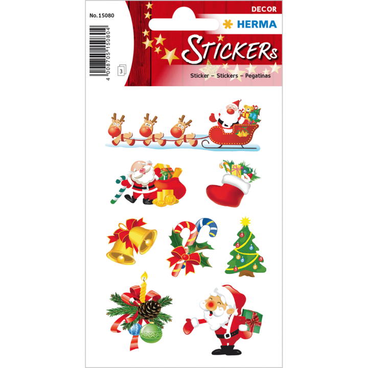 Actual product image Herma Christmas stickers