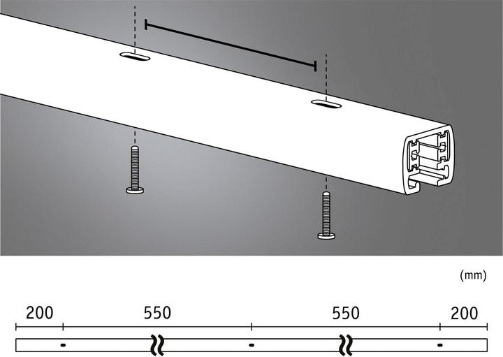 Actual product image Paulmann Urail rail