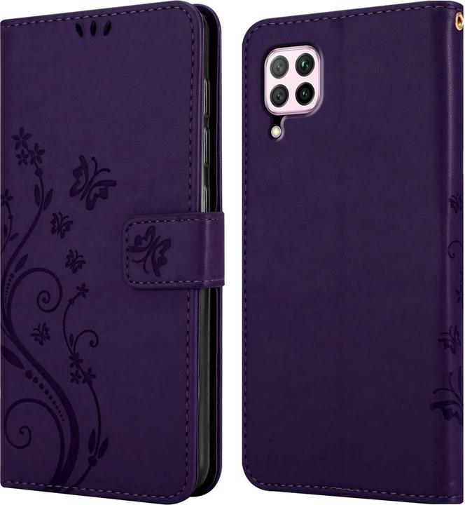 Immagine prodotto Cadorabo Custodia per Huawei P40 LITE 5G / NOVA 7 SE Flower Book (Huawei Nova 7 SE, Huawei P40 Lite 5G)