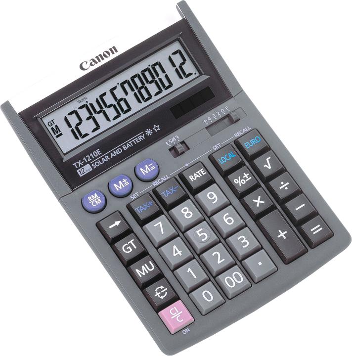Actual product image Canon Tx-1210e (Solar cells, Batteries)