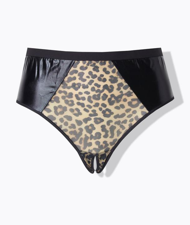 Produktbild Ulla Popken String, Leopard, Ouvert (60, Einzelpack)