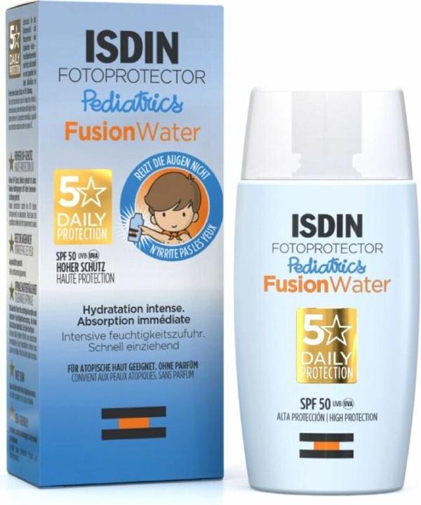 Image du produit Isdin Fotoprotector Pediatrics Fusion Water LSF50+ 50ml (Crème solaire visage, SPF 50+, 50 ml)