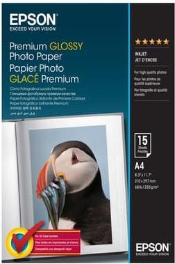 Produktbild Epson Premium Glossy (255 g/m², A4, 15 x)