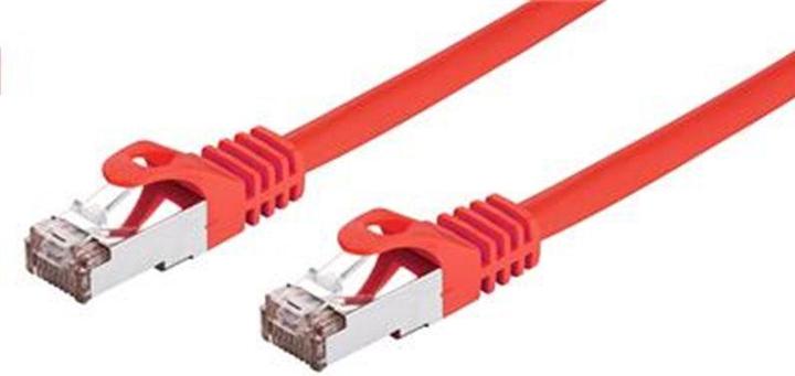 Produktbild C-Tech Cable patchcord Cat6, FTP, red, 1m (FTP, CAT6, 1 m)