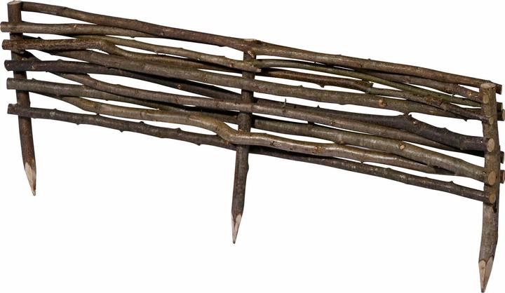Actual product image Dobar Hazelnut bed edging set of 4 (100 cm)