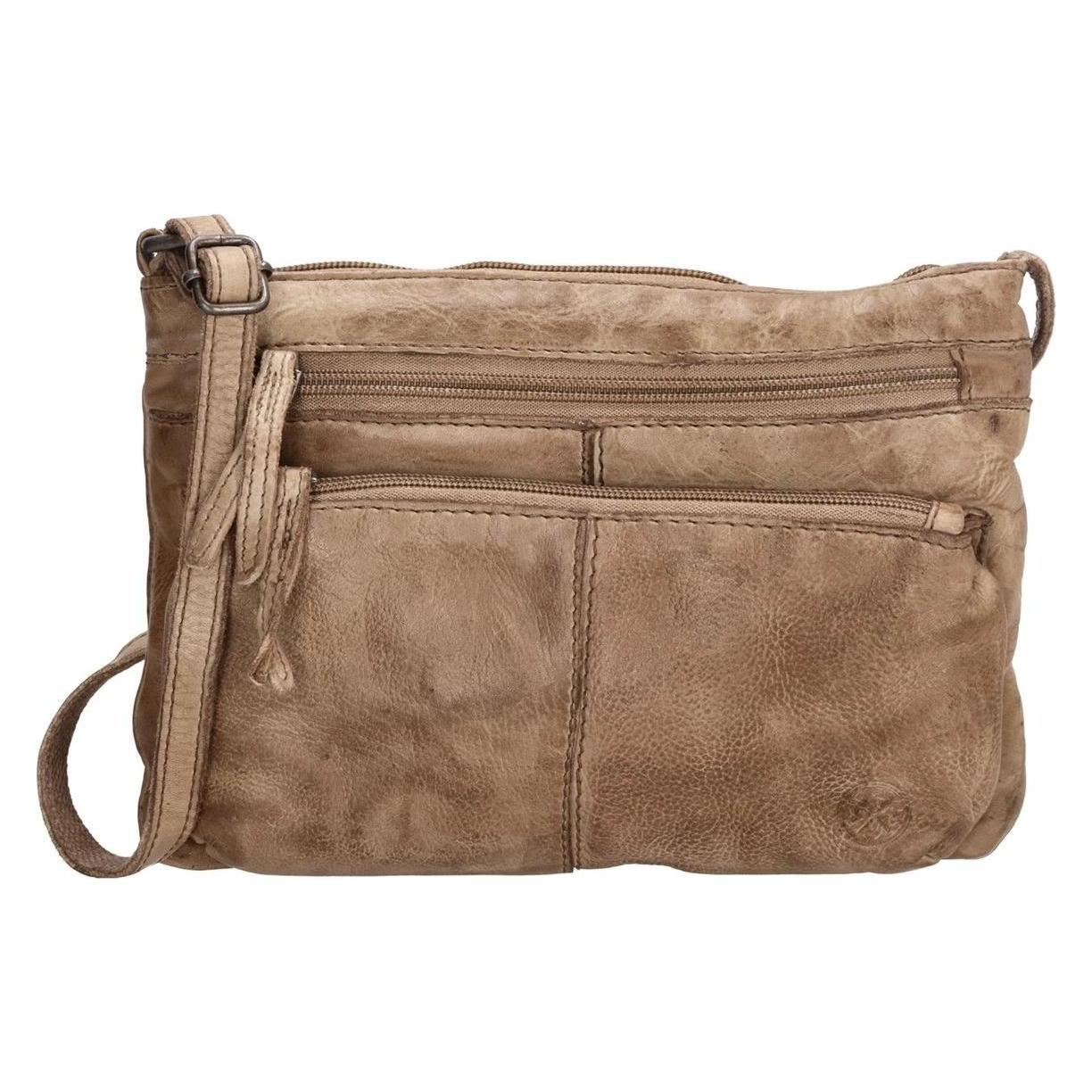 Hide & Stitches, Vrouwen, Handtas, Borsa A Spalla Paint Rock, Beige