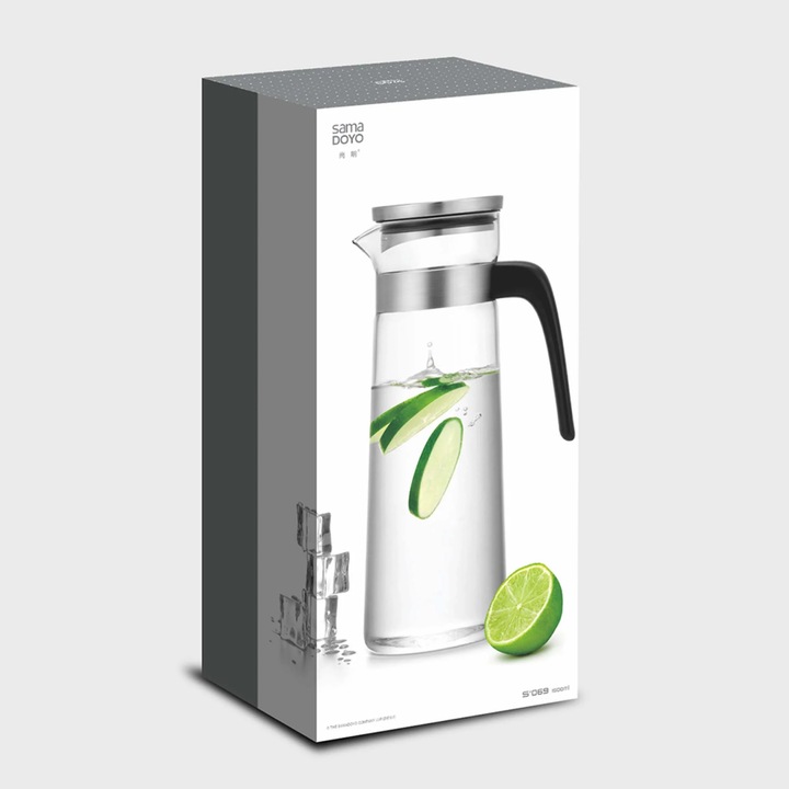 Image du produit Samadoyo Carafe en verre Trapeze (1.50 l)