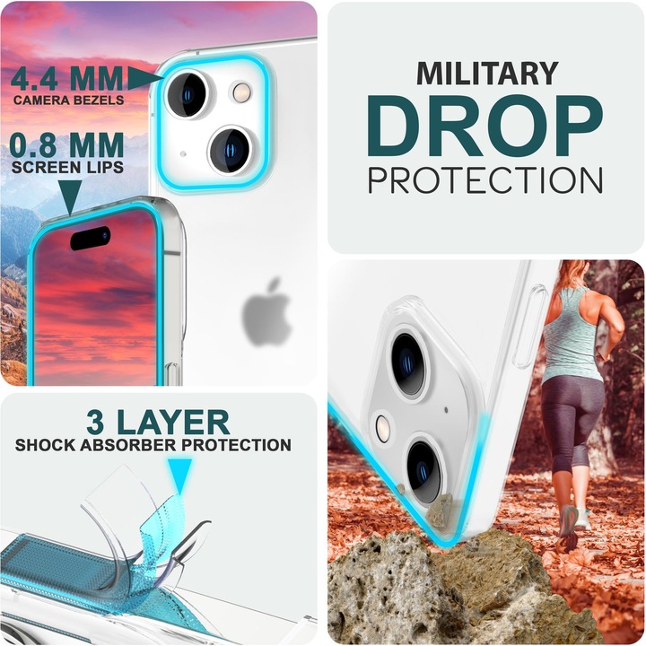Actual product image Nalia Extremely Thin 0.3mm Matt Hardcase (Apple iPhone 15 Plus)