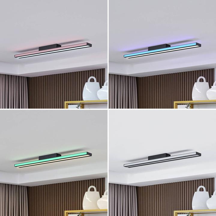 Produktbild Lucande Leicy LED-Deckenleuchte RGBW Tuya 8cm (1130 lm)