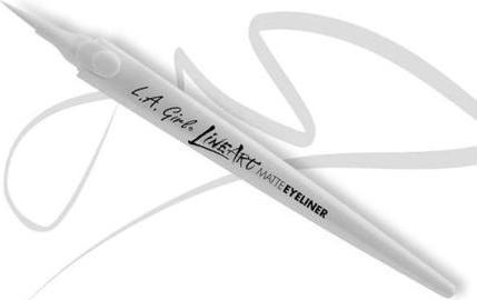 Actual product image L.A. Girl LA Girl Line Art Matte Eyeliner GLE715 White by Glitz (White by Glitz)