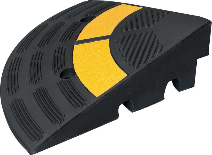 Moravia Elemento terminale in gomma per rampa di marciapiede MORION, 300x300x100 mm