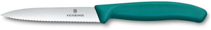 Victorinox Swiss Classic, Gemüsemesser, 10cm, wellen, mittelspitz, grün (10 cm)