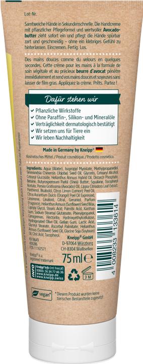 Image du produit Kneipp Crème pour les mains express (75 ml)