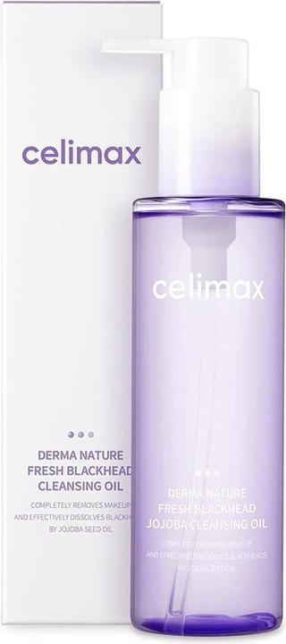 Immagine prodotto Celimax Derma Nature Olio detergente fresco di jojoba per punti neri 50ml (Olio detergente, 50 ml)
