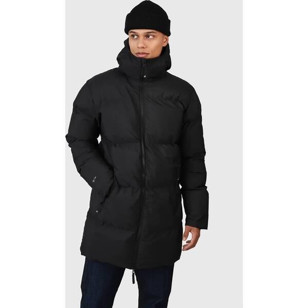 Productafbeelding Brunotti Bigmain Heren Lange Puffer Jas - Zwart - Maat XL (XL)