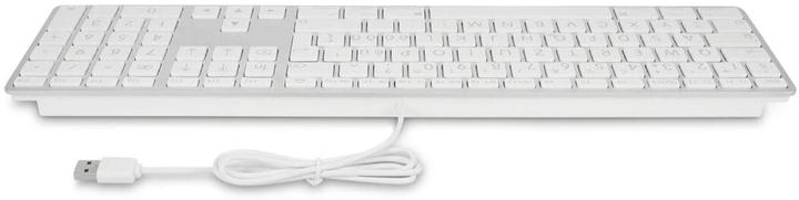 LMP Large Font USB Keyboard 110 keys wired USB keyboard with 2x USB and aluminum upper cover - Swiss (CH, Kabelgebunden)