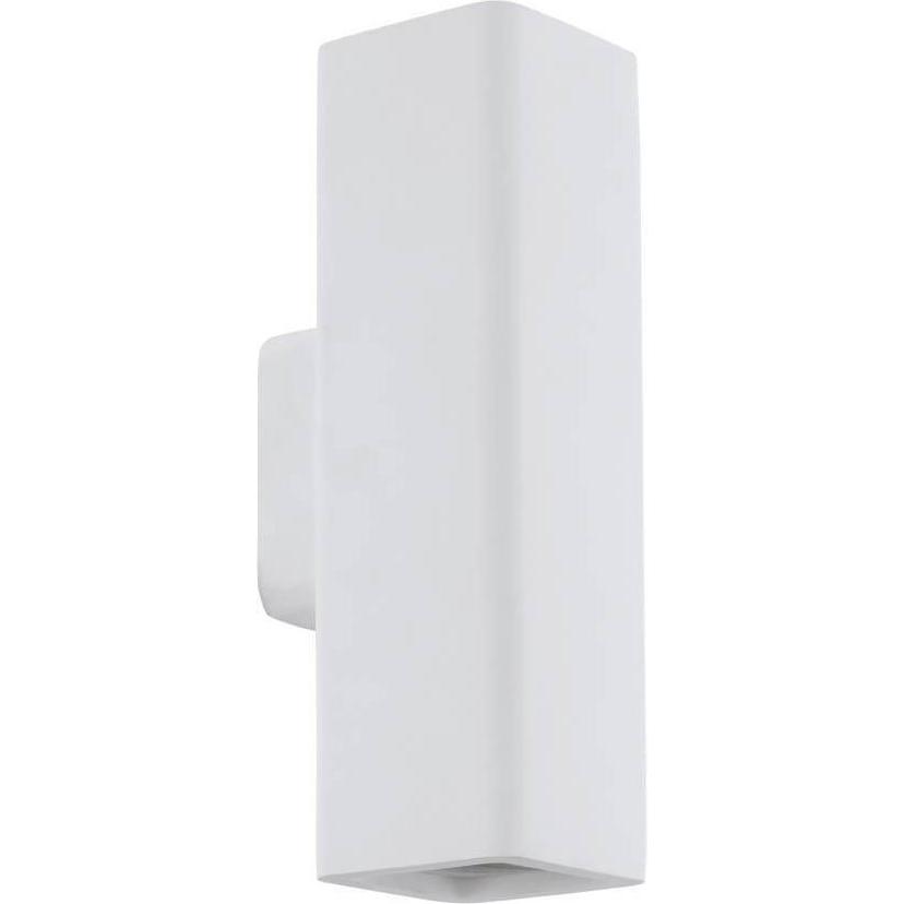 EGLO, Illuminazione esterna, 62372 TIBERIO GU10 Lampada da parete Bianco (GU10)