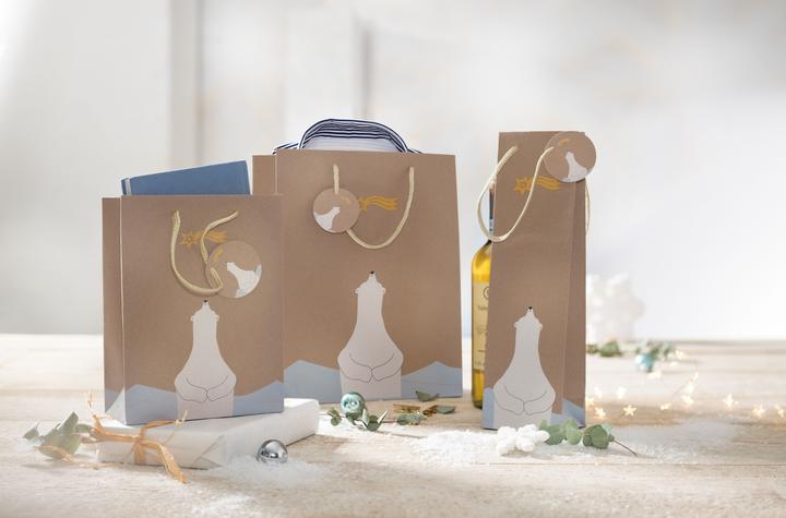 Produktbild Sigel Weihnachts-Geschenktte "Polar bear with...", groá (1x)