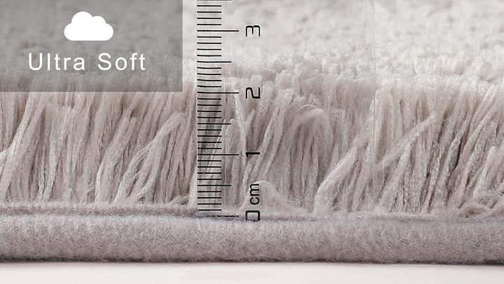 Produktbild Fluffy Badteppich für Eckduschen (95 x 95 cm)